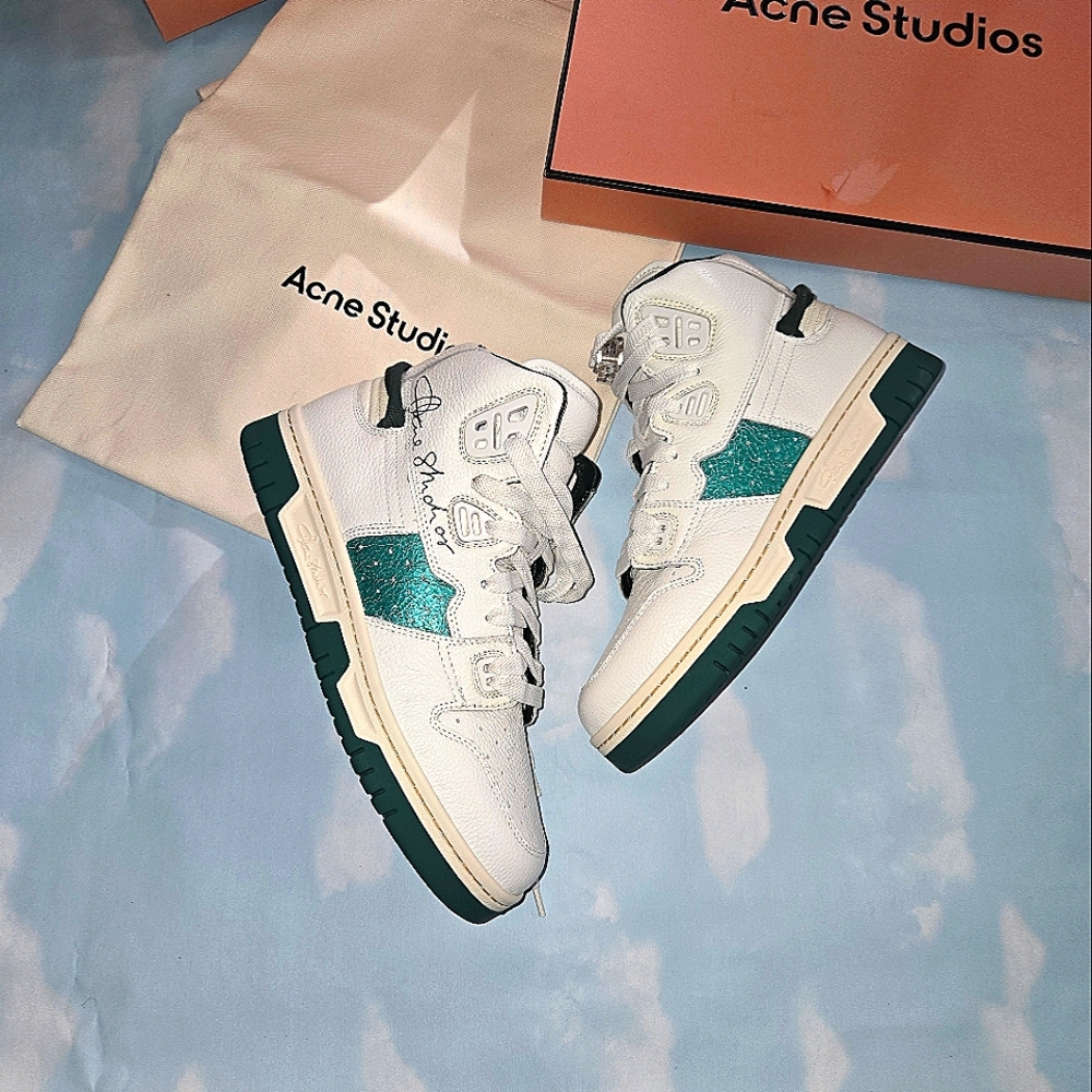 ACNE STUDIOS PERFORATED SNEAKERS - Picture 5 of 5